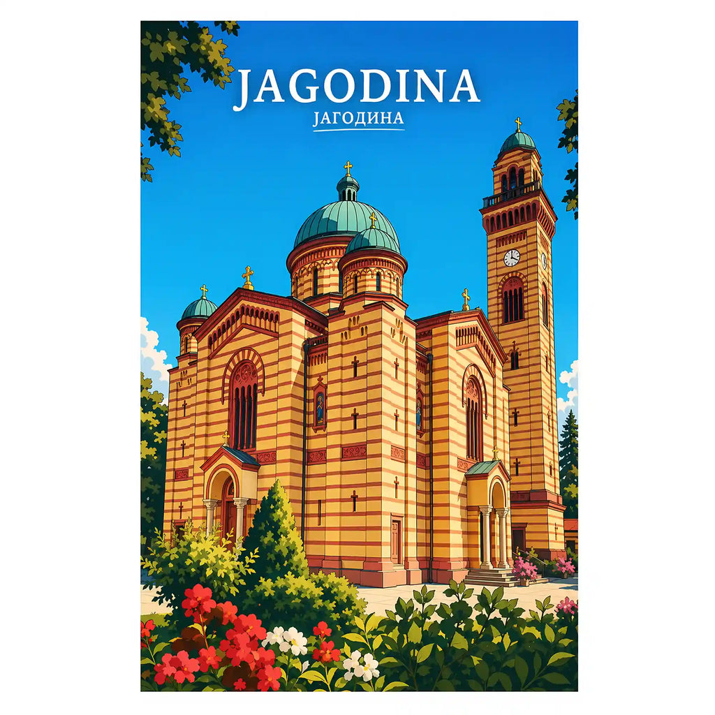 Poster Jagodina - obale Morave