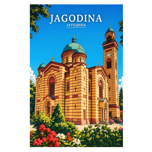 Poster Jagodina - obale Morave