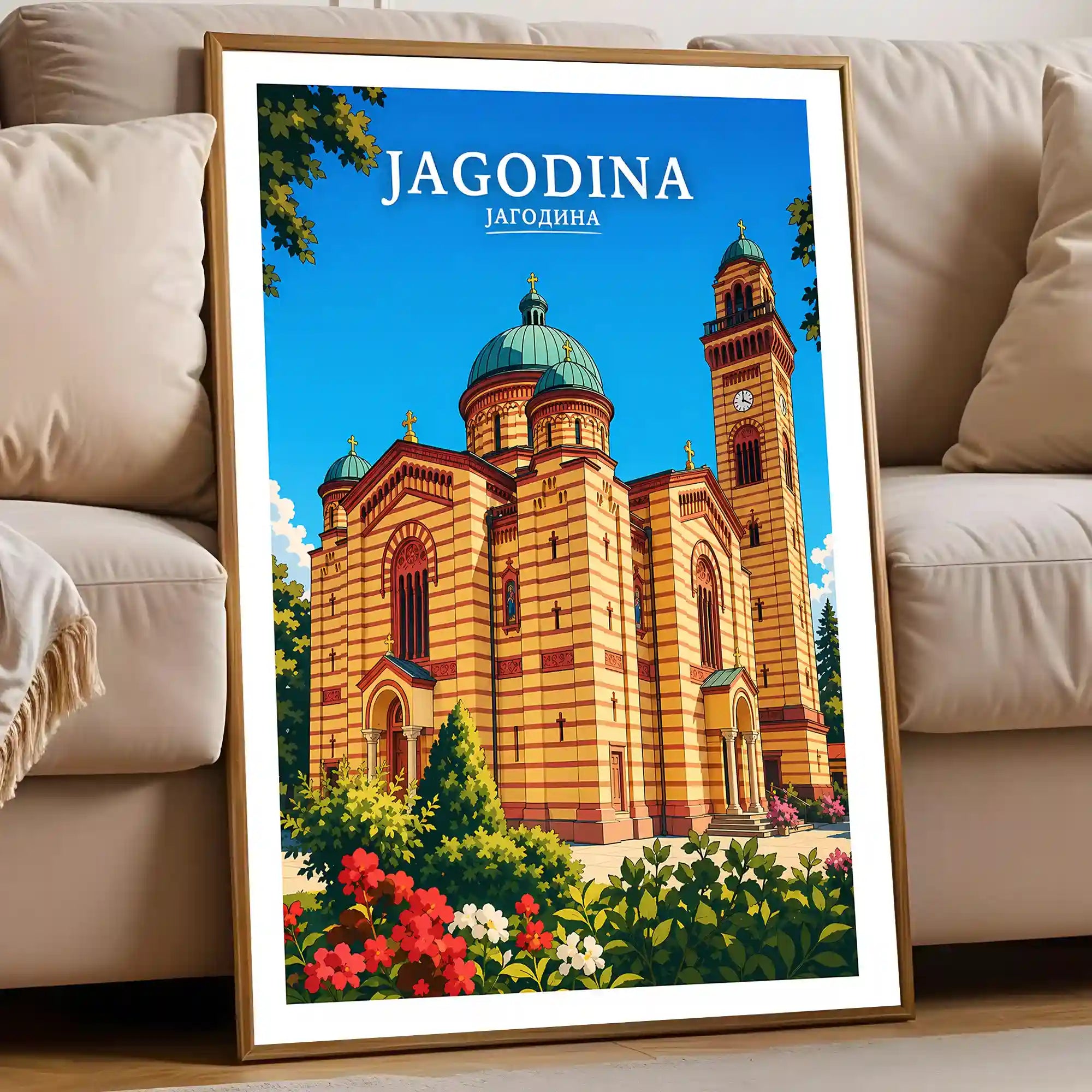 Poster Jagodina - obale Morave