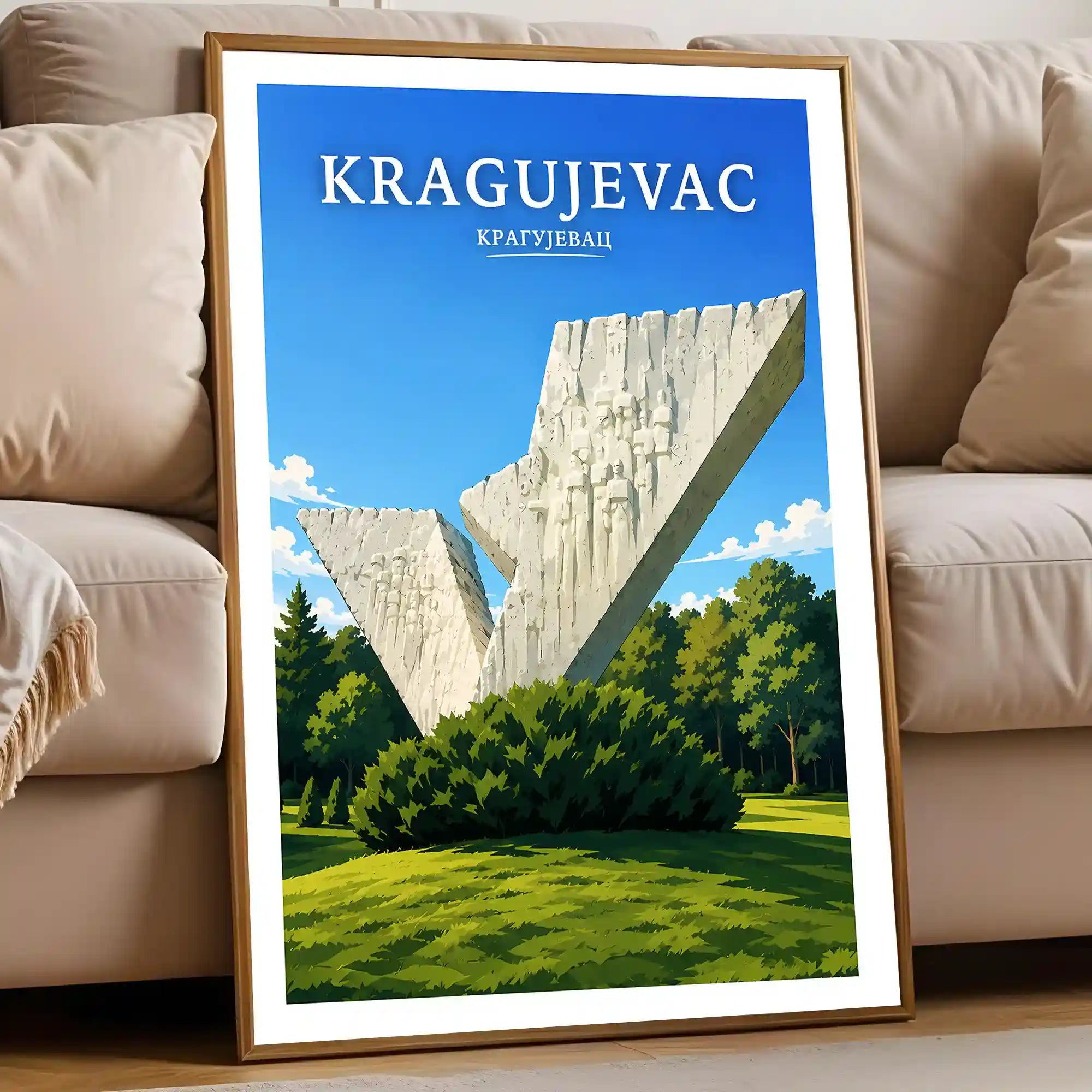 Poster Kragujevac - prva prestonica Srbije