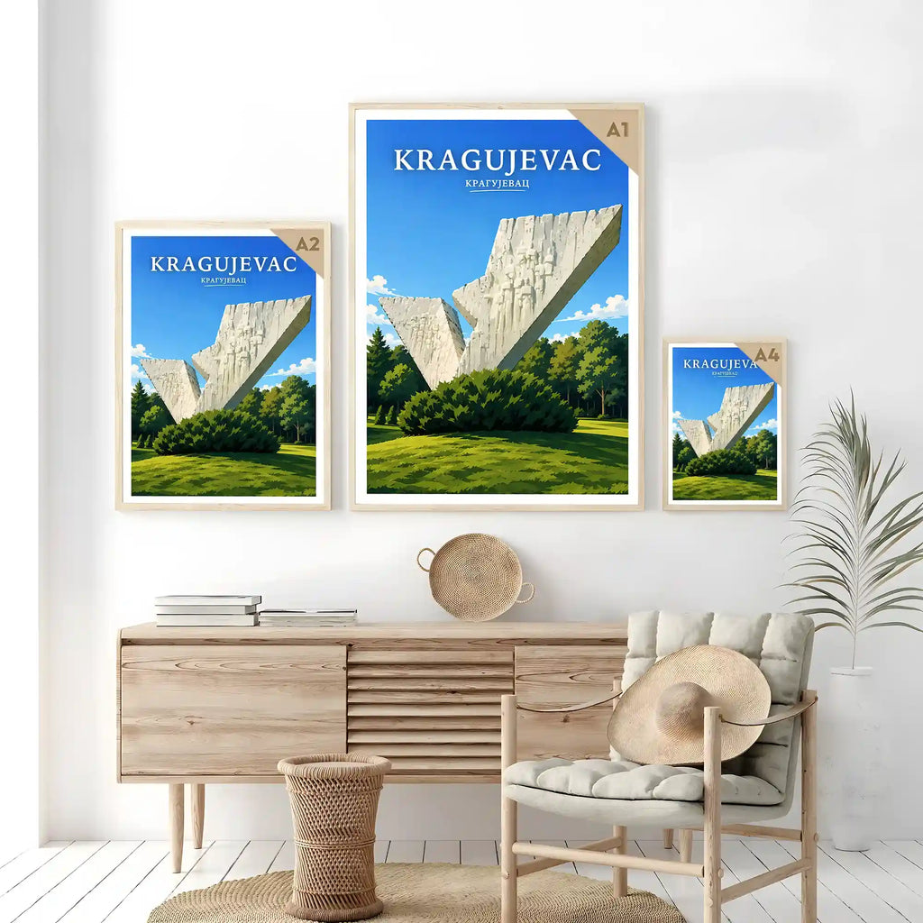 Poster Kragujevac - prva prestonica Srbije