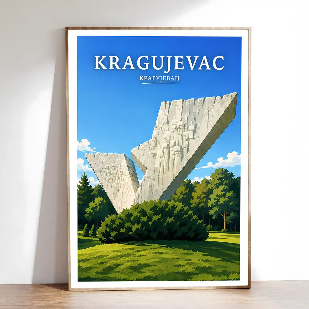 Poster Kragujevac - prva prestonica Srbije