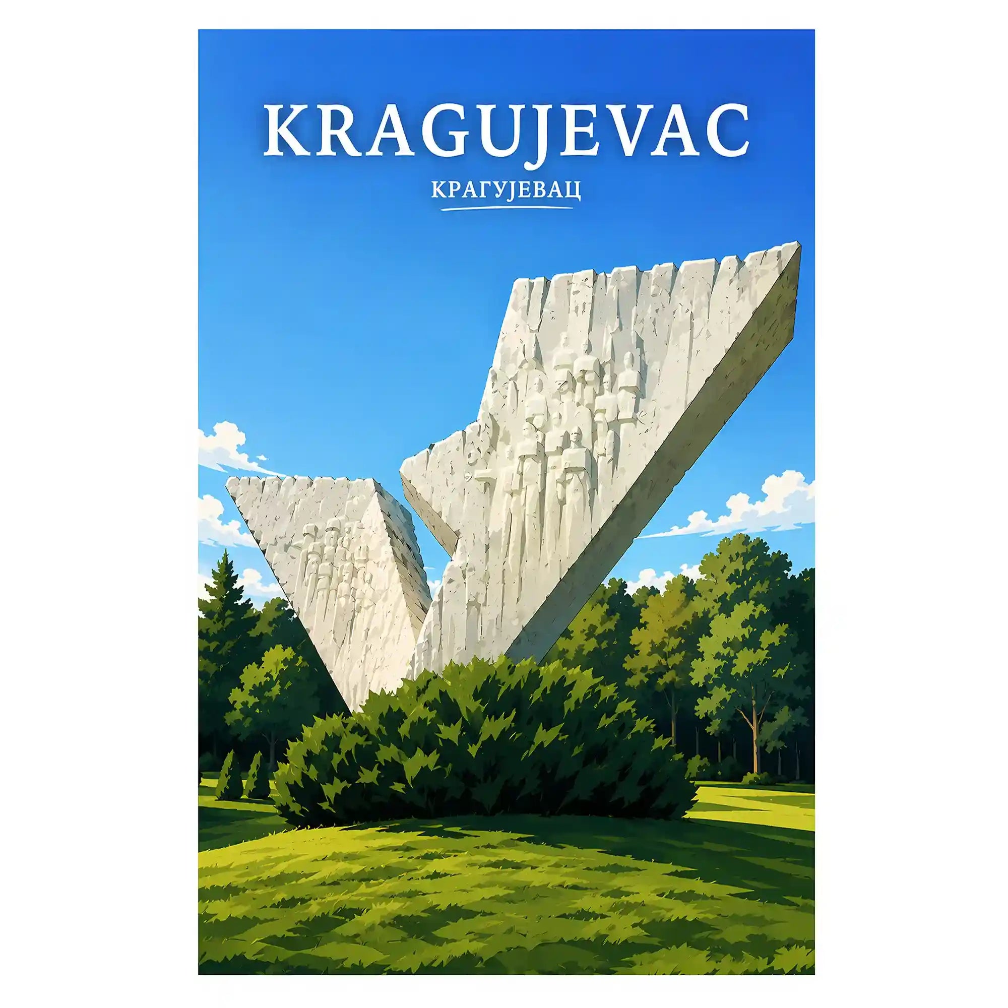 Poster Kragujevac - prva prestonica Srbije
