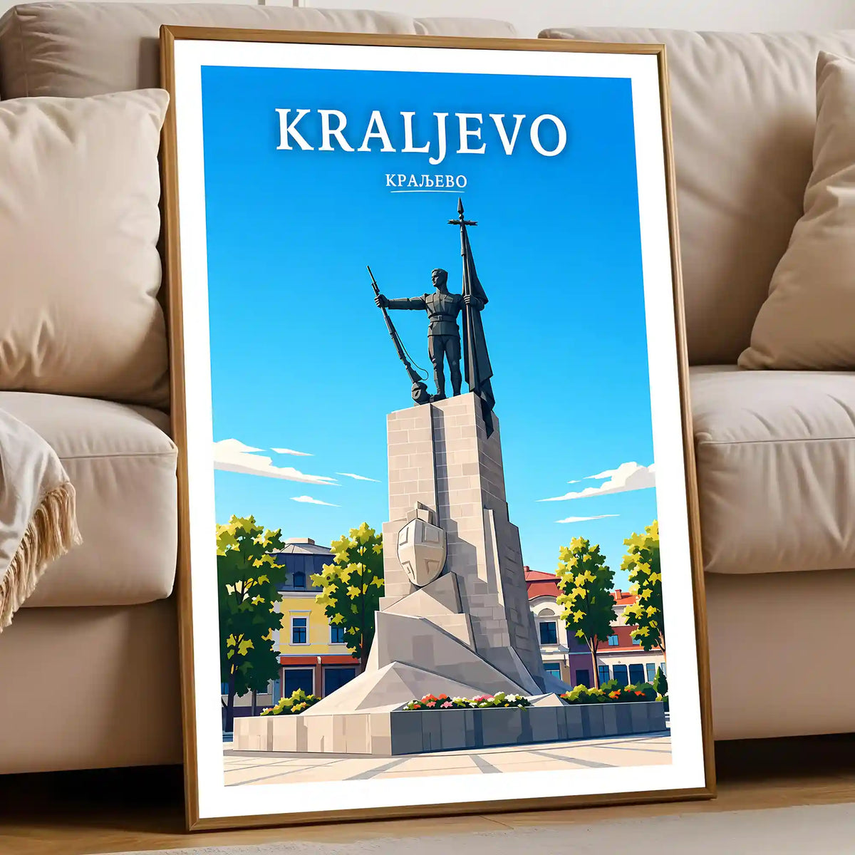 Poster Kraljevo - ušće Ibra i Morave