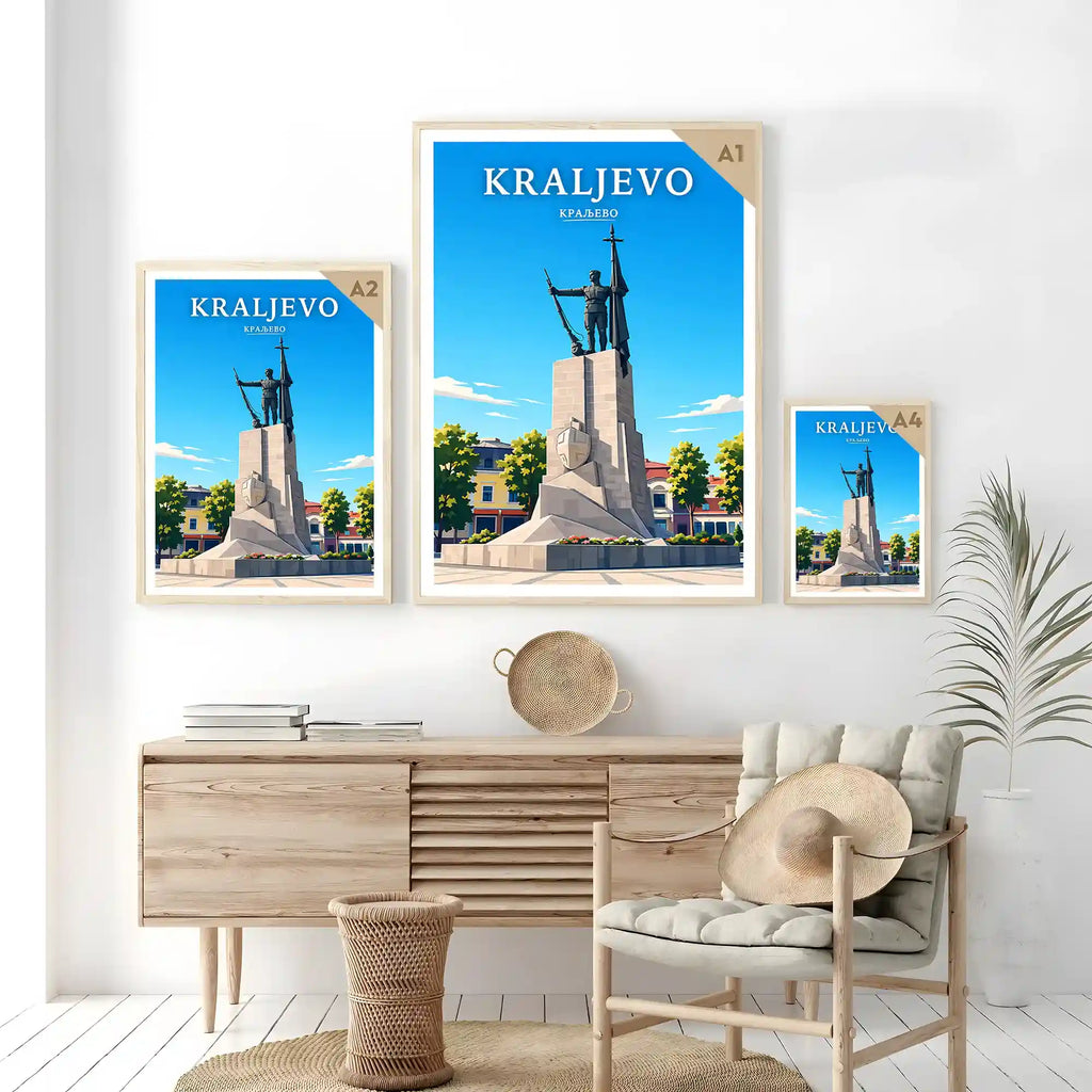 Poster Kraljevo - ušće Ibra i Morave