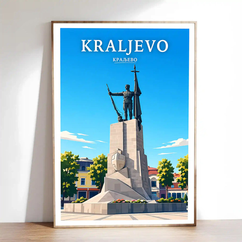 Poster Kraljevo - ušće Ibra i Morave