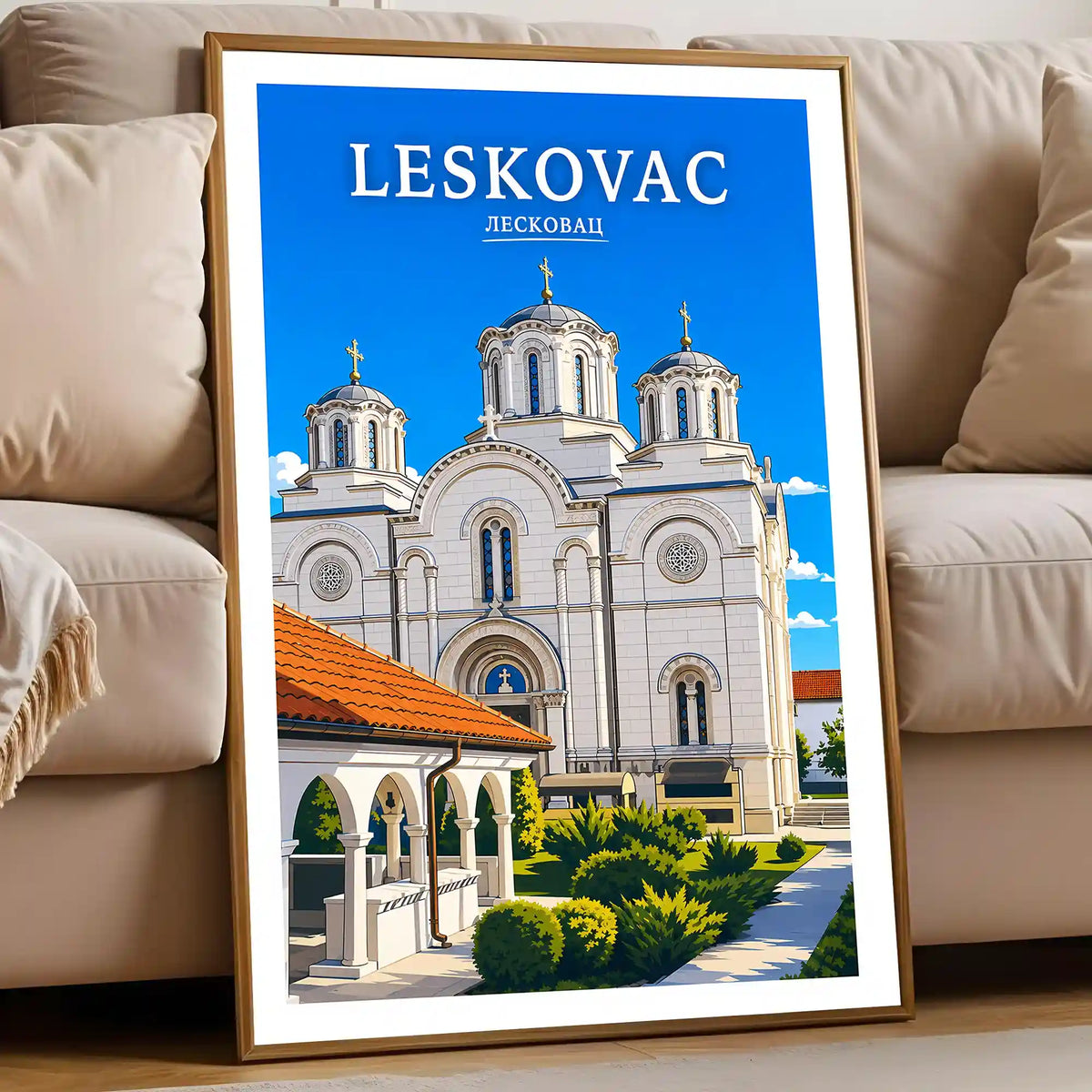 Poster Leskovac - dolina Južne Morave