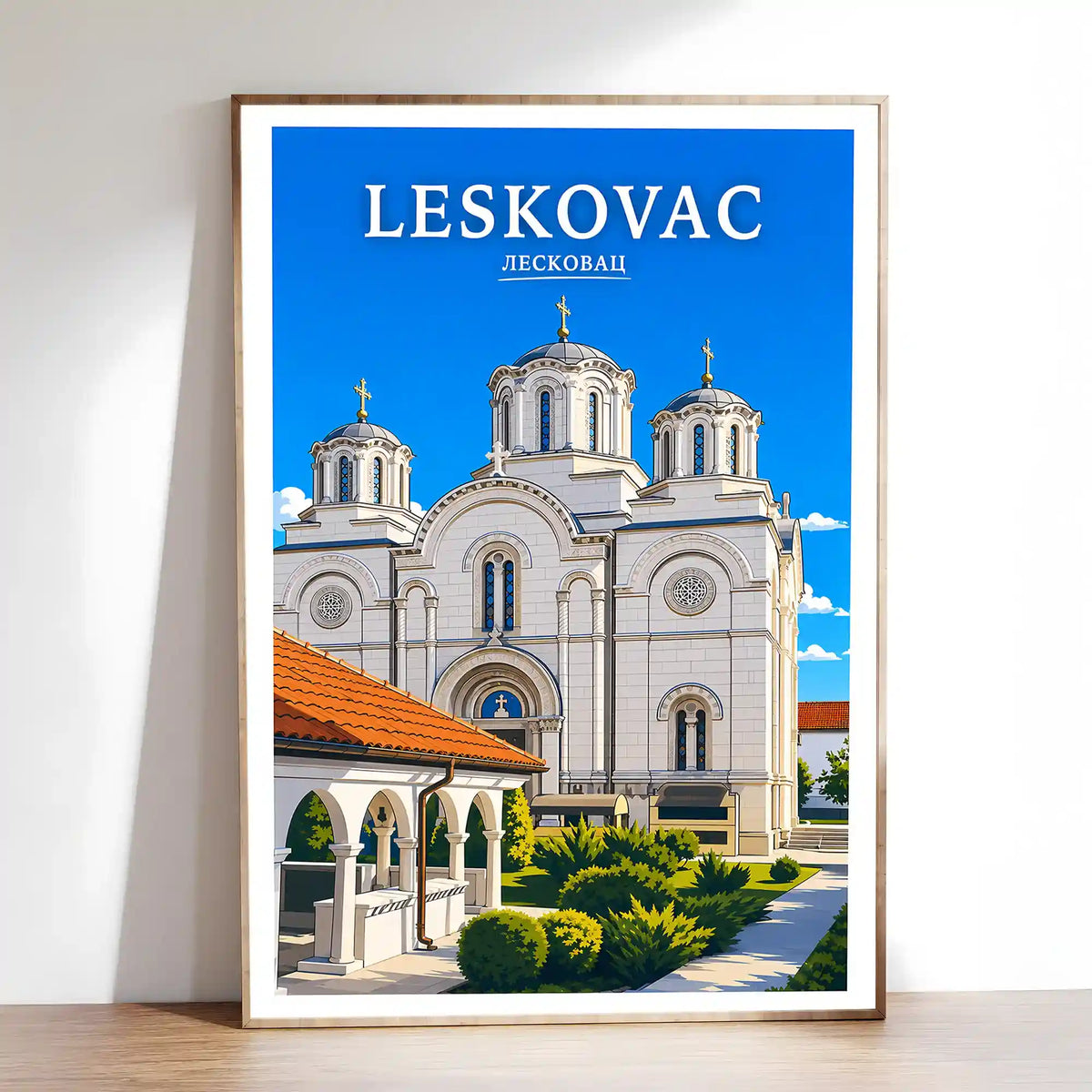 Poster Leskovac - dolina Južne Morave