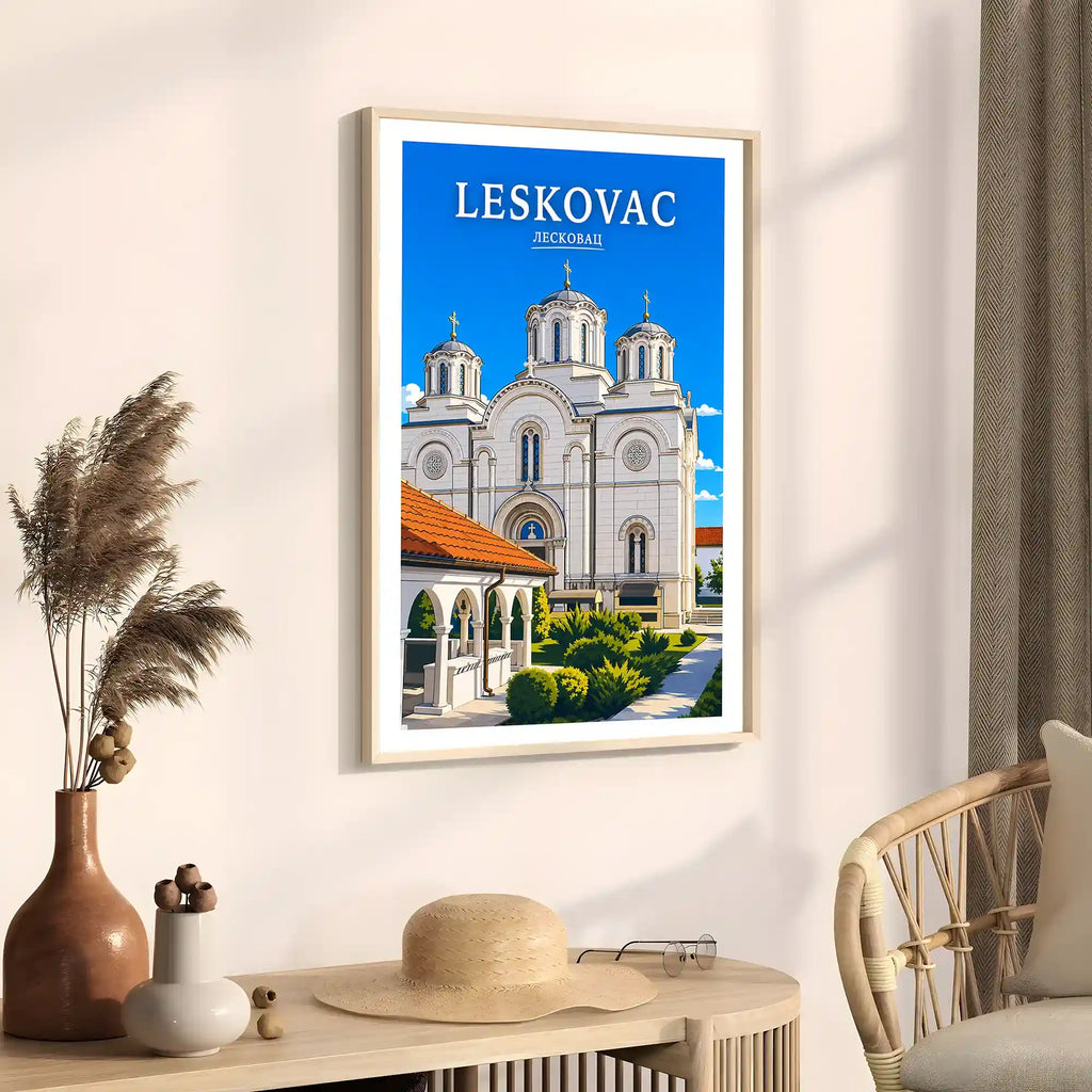 Poster Leskovac - dolina Južne Morave
