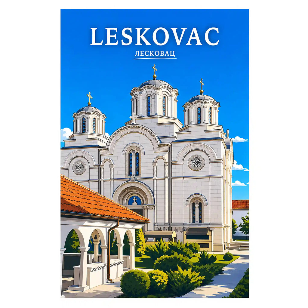 Poster Leskovac - dolina Južne Morave