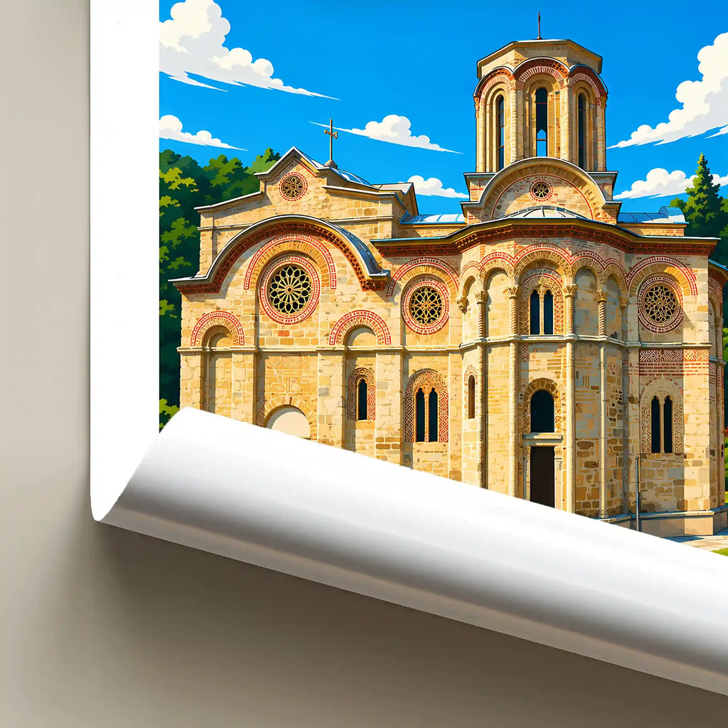 Poster Manastir Ljubostinja - zadužbina kneginje Milice