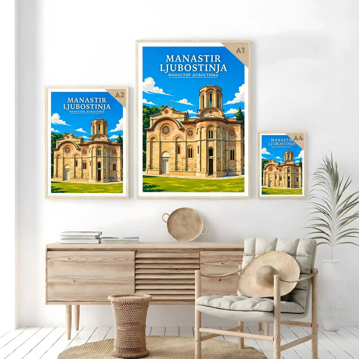 Poster Manastir Ljubostinja - zadužbina kneginje Milice