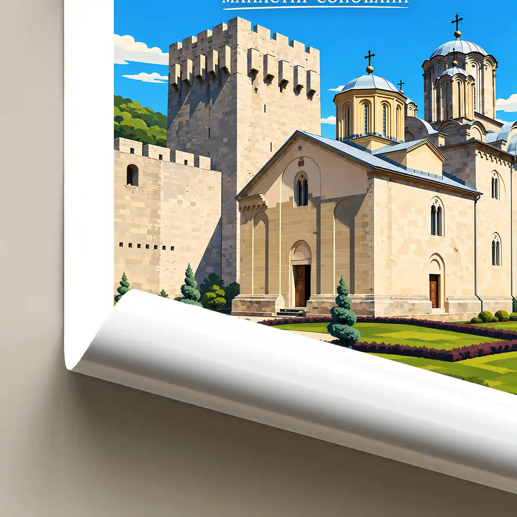 Poster Manastir Manasija - resavska tvrđava