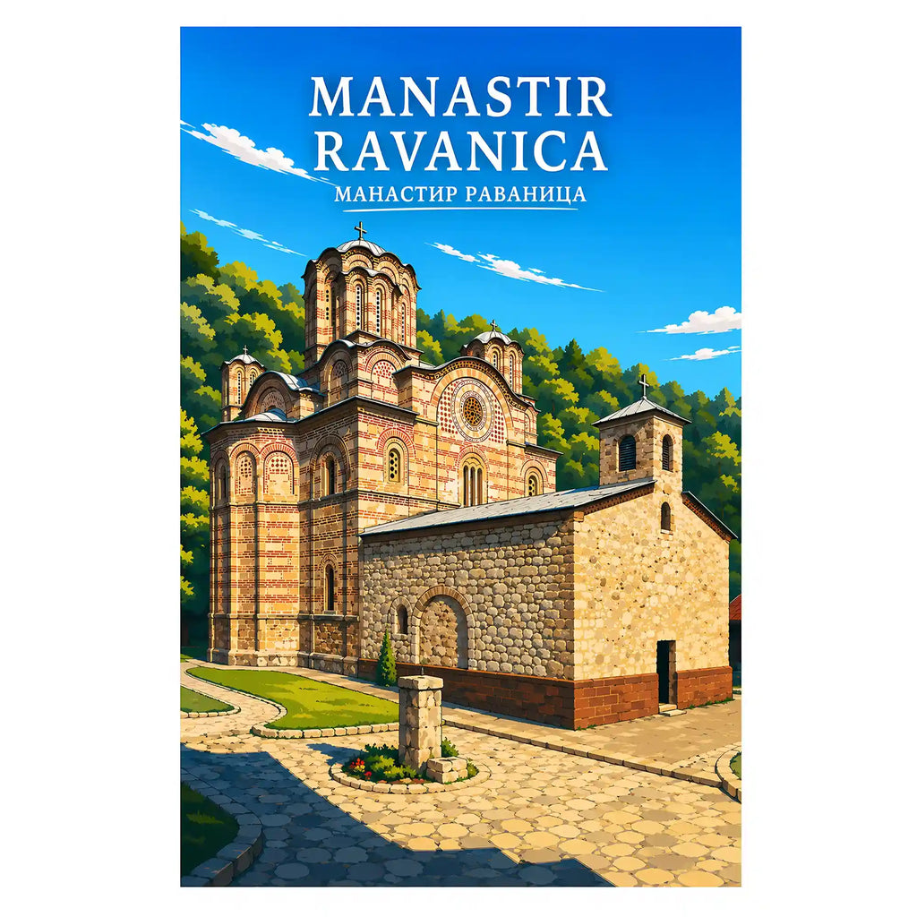 Poster Manastir Ravanica - grobnica kneza Lazara