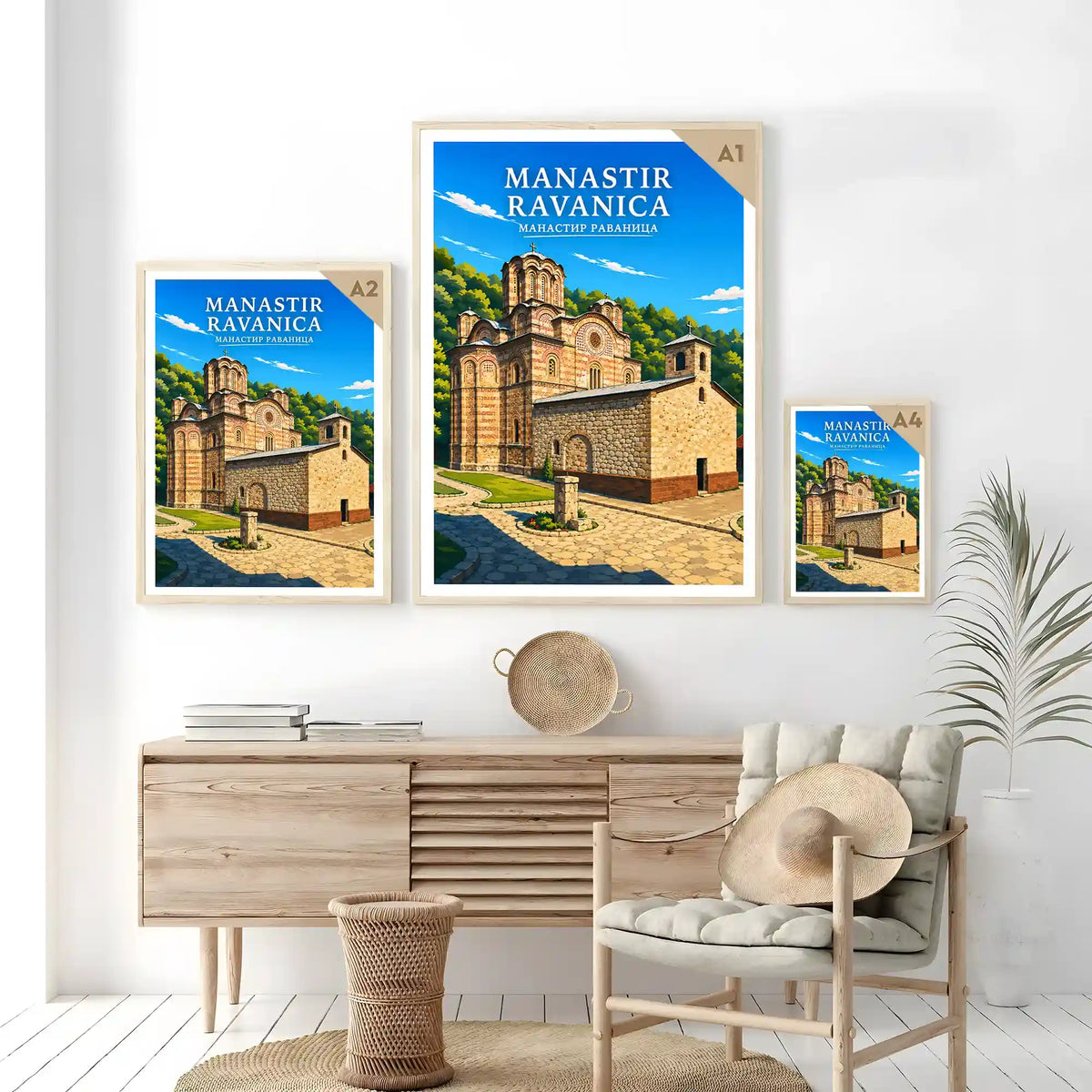Poster Manastir Ravanica - grobnica kneza Lazara