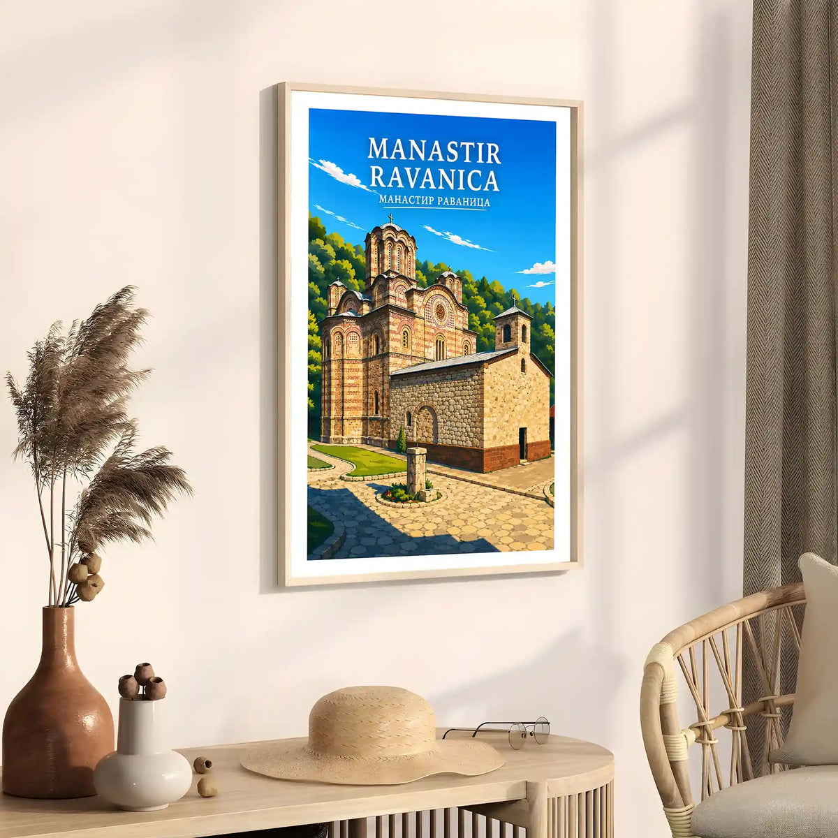 Poster Manastir Ravanica - grobnica kneza Lazara