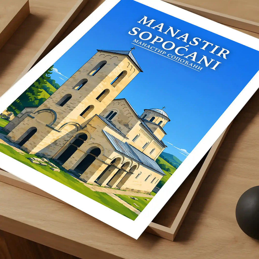 Poster Manastir Sopoćani - srednjovekovne freske