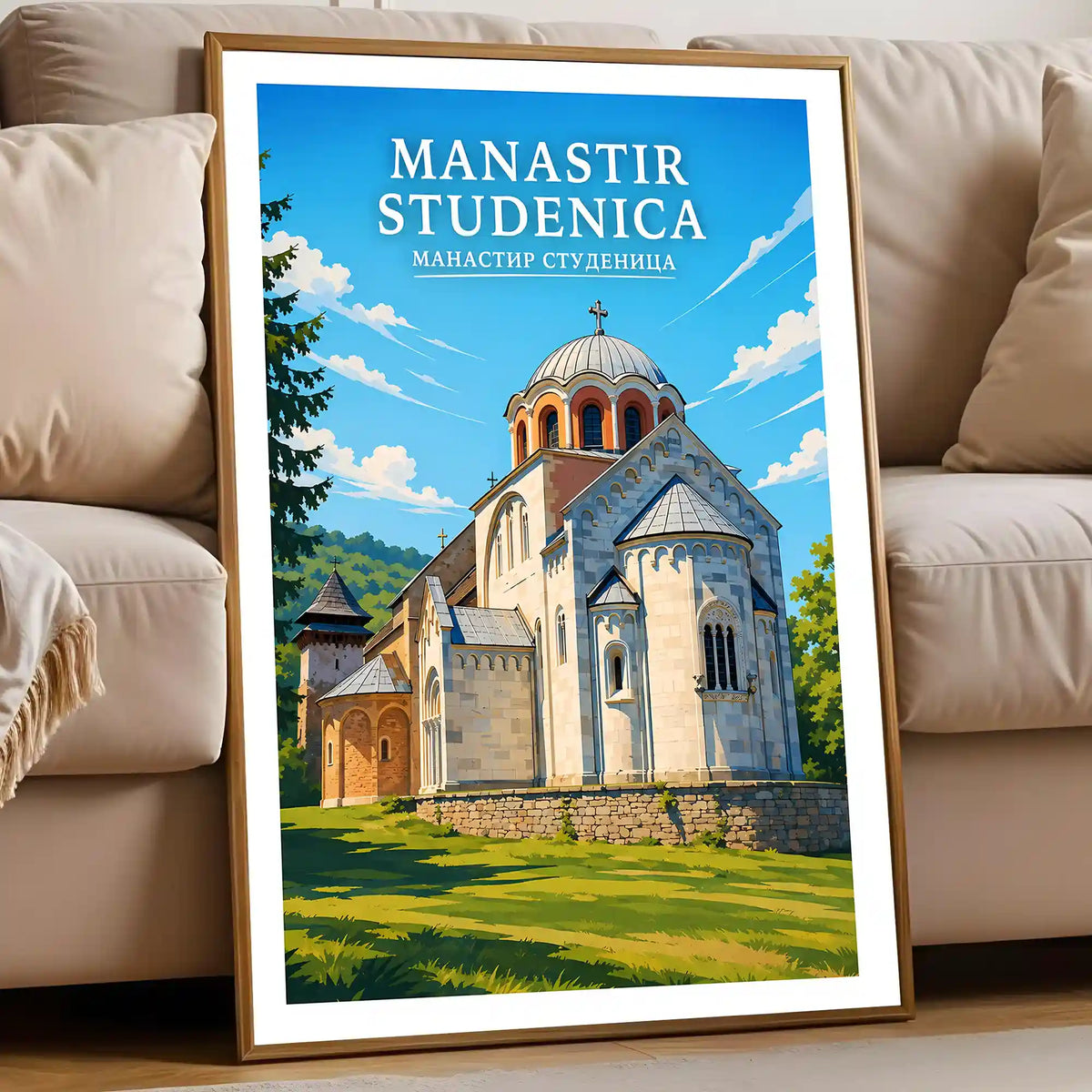 Poster Manastir Studenica - zadužbina Stefana Nemanje