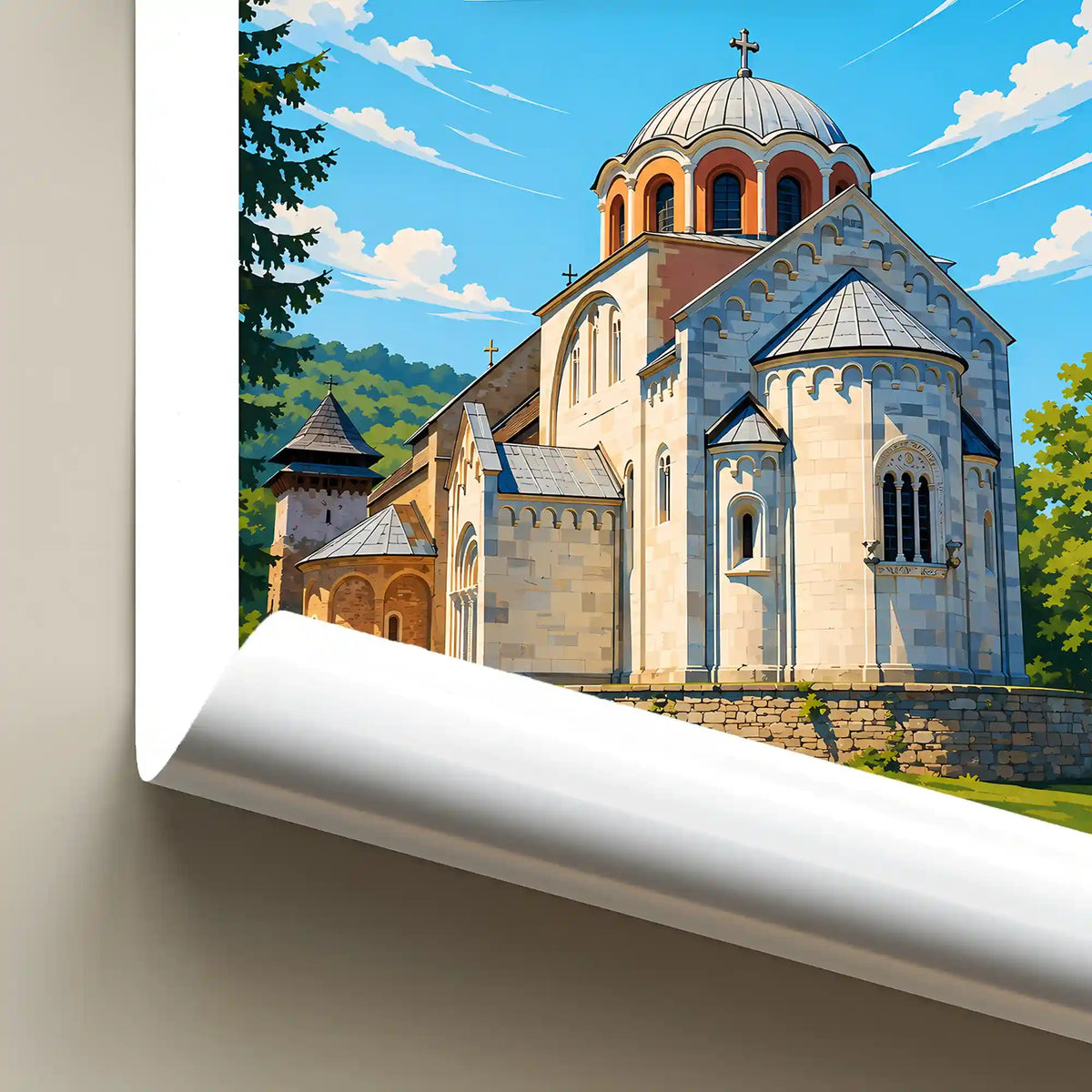 Poster Manastir Studenica - zadužbina Stefana Nemanje