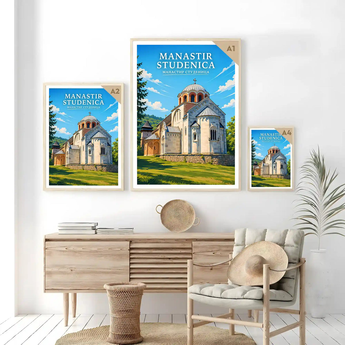 Poster Manastir Studenica - zadužbina Stefana Nemanje