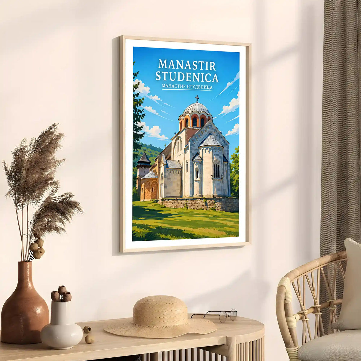 Poster Manastir Studenica - zadužbina Stefana Nemanje