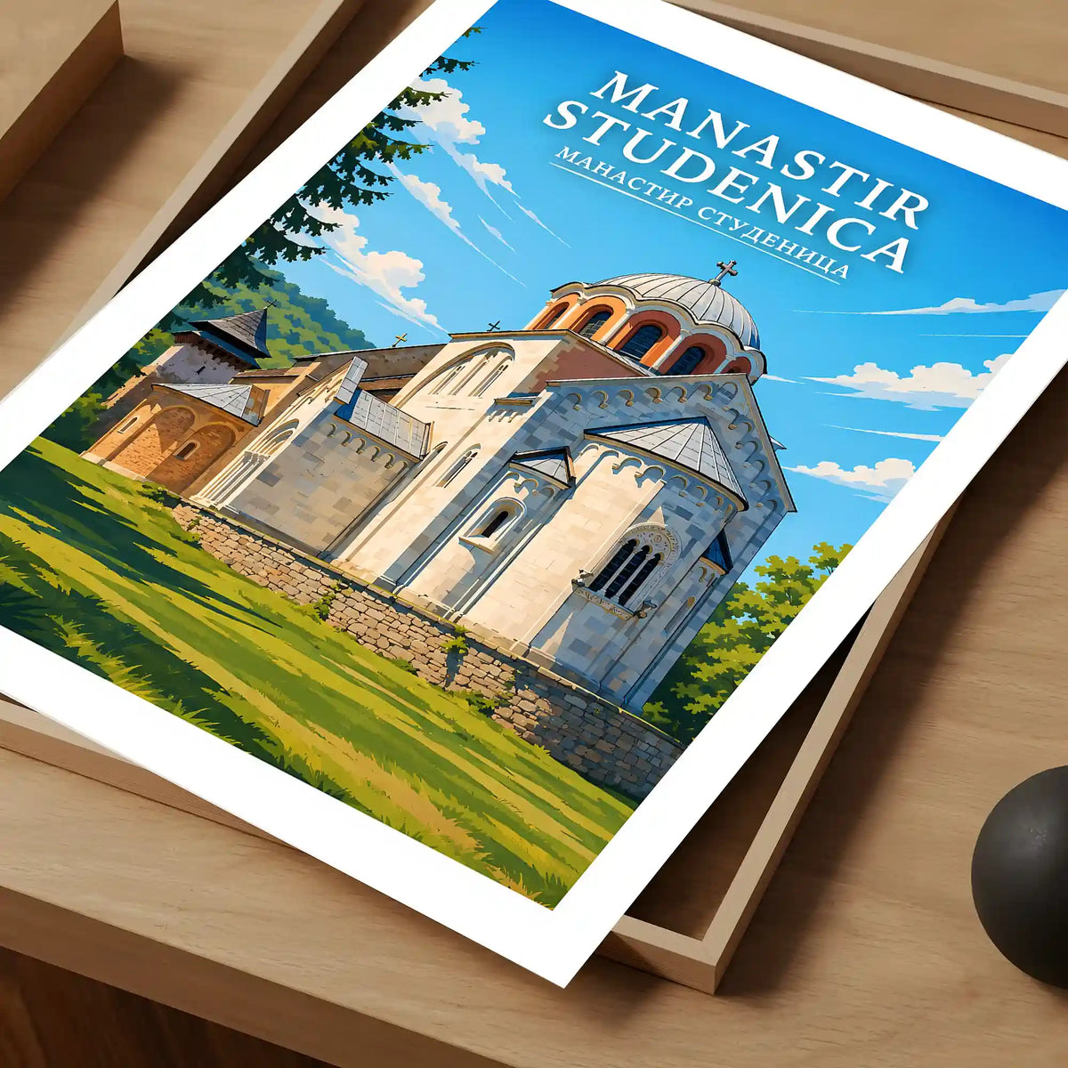 Poster Manastir Studenica - zadužbina Stefana Nemanje