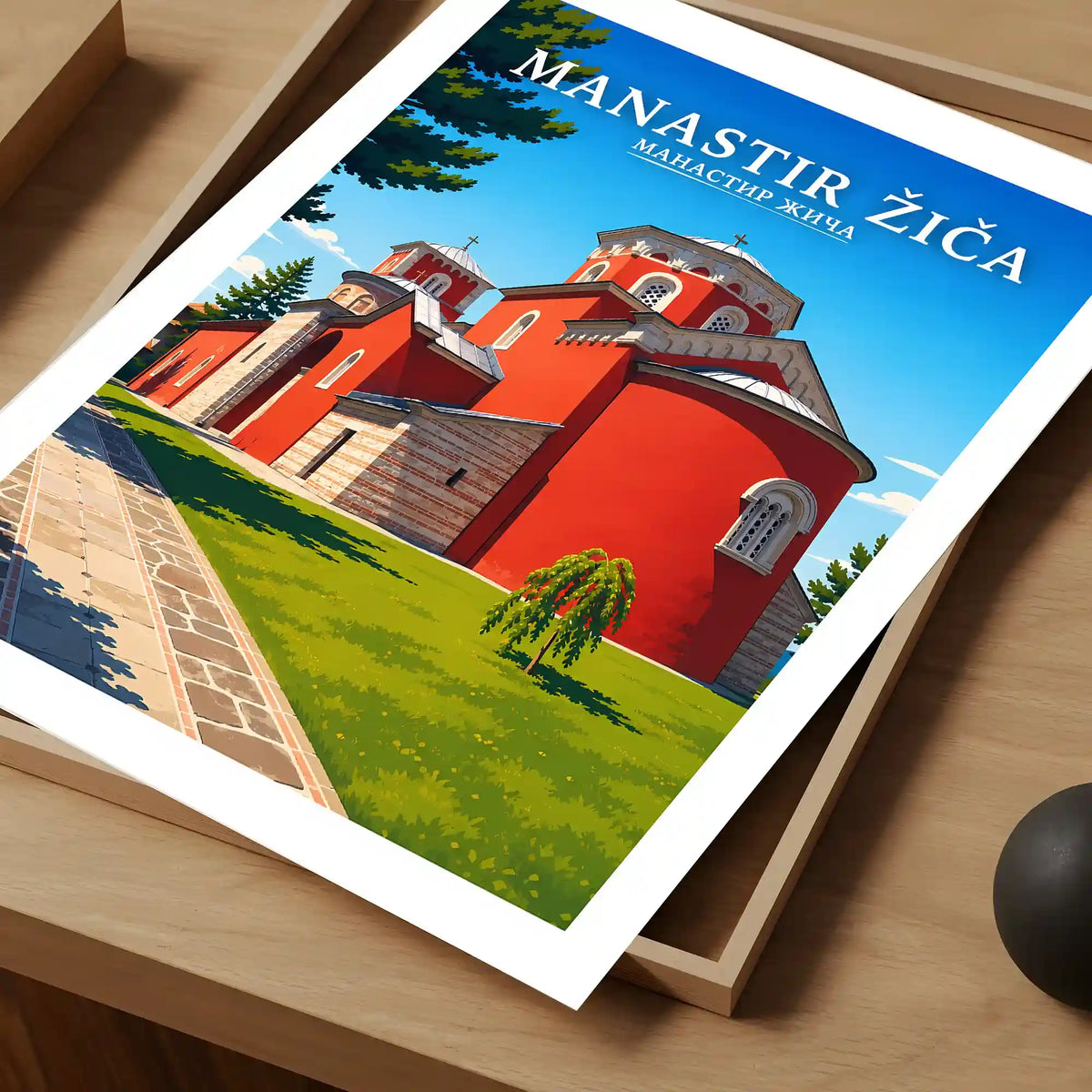 Poster Manastir Žiča - krunidbena crkva kraljeva