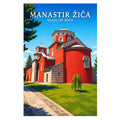 Poster Manastir Žiča - krunidbena crkva kraljeva