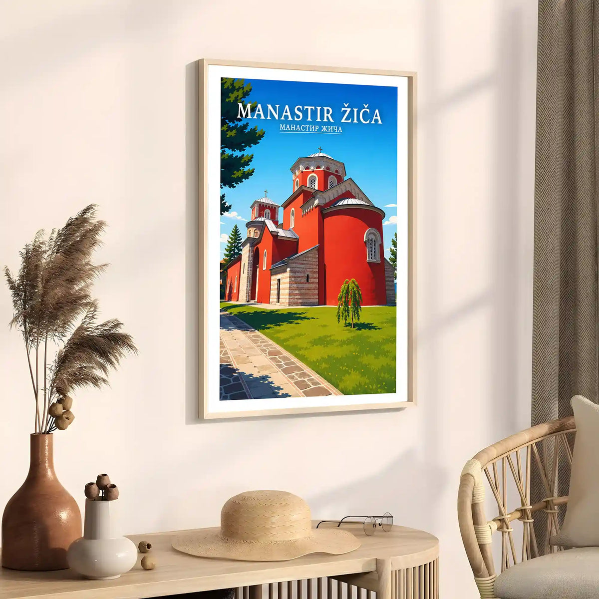 Poster Manastir Žiča - krunidbena crkva kraljeva