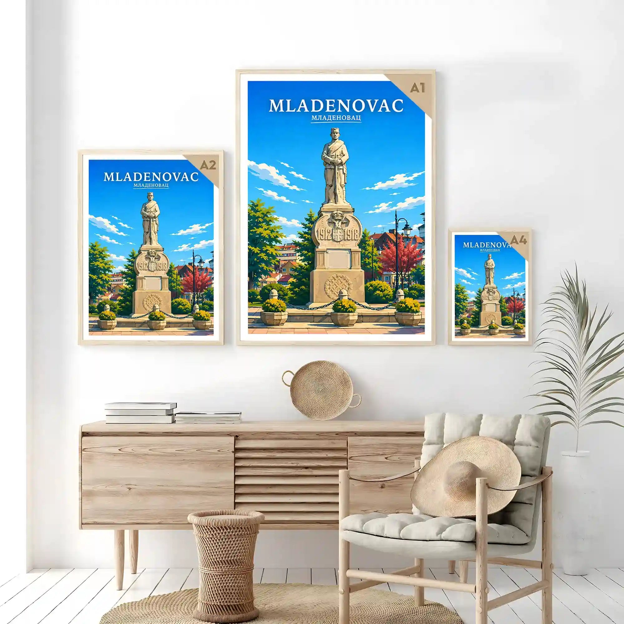 Poster Mladenovac - šumadijska ravnica