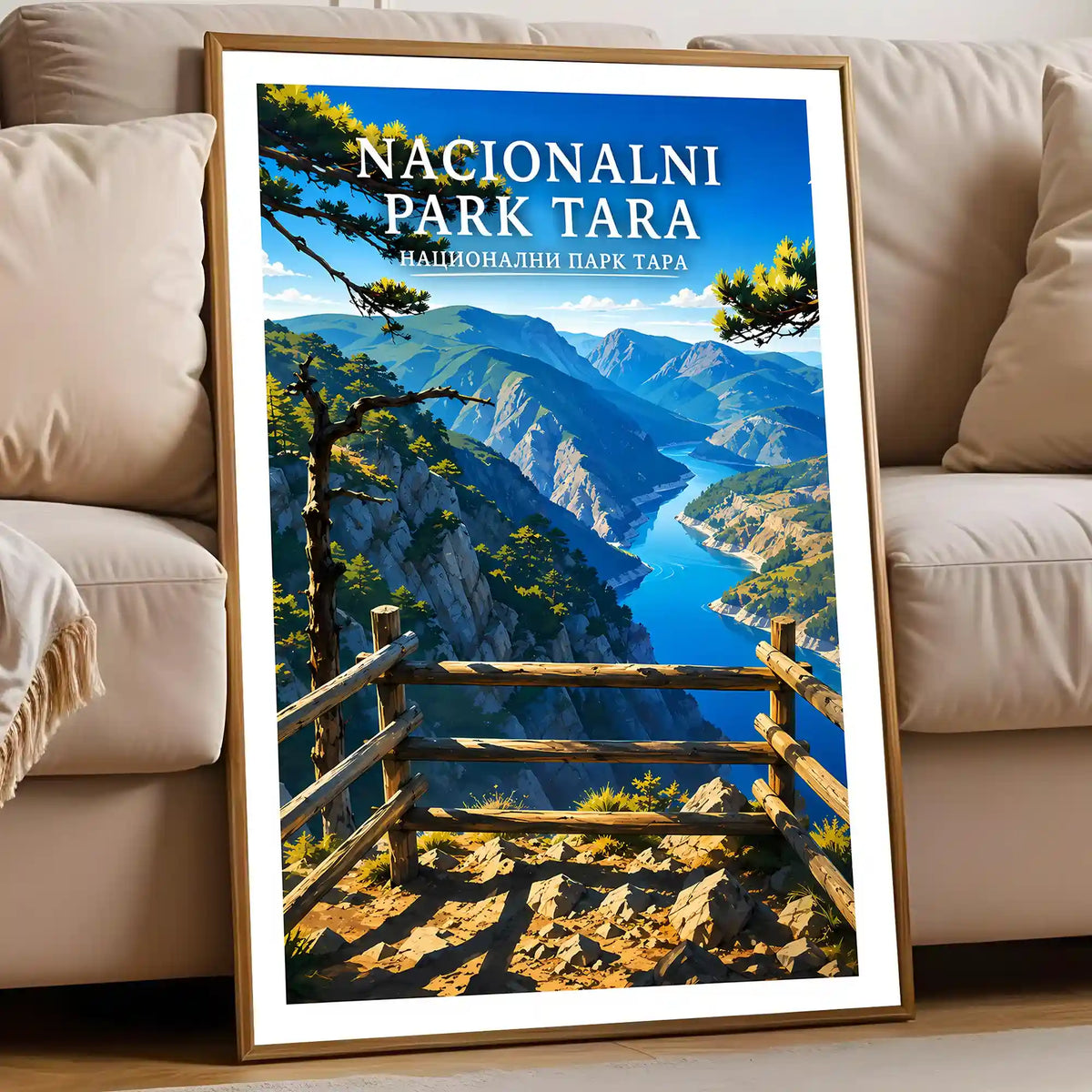 Poster Nacionalni park Tara - kanjon Drine