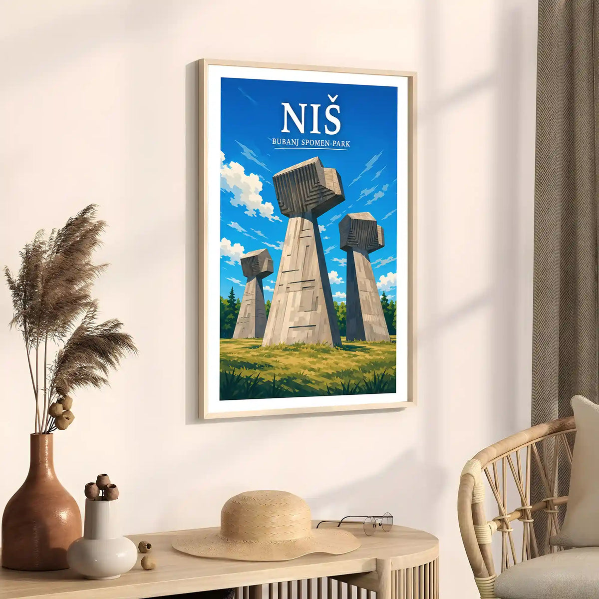 Poster - Niš- Bubanj spomen-park - poster znamenitost Srbija