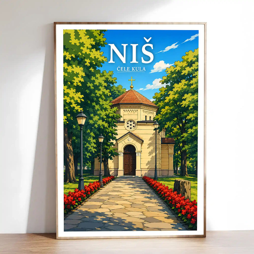 Poster - Niš- Ćele kula - poster znamenitost Srbija
