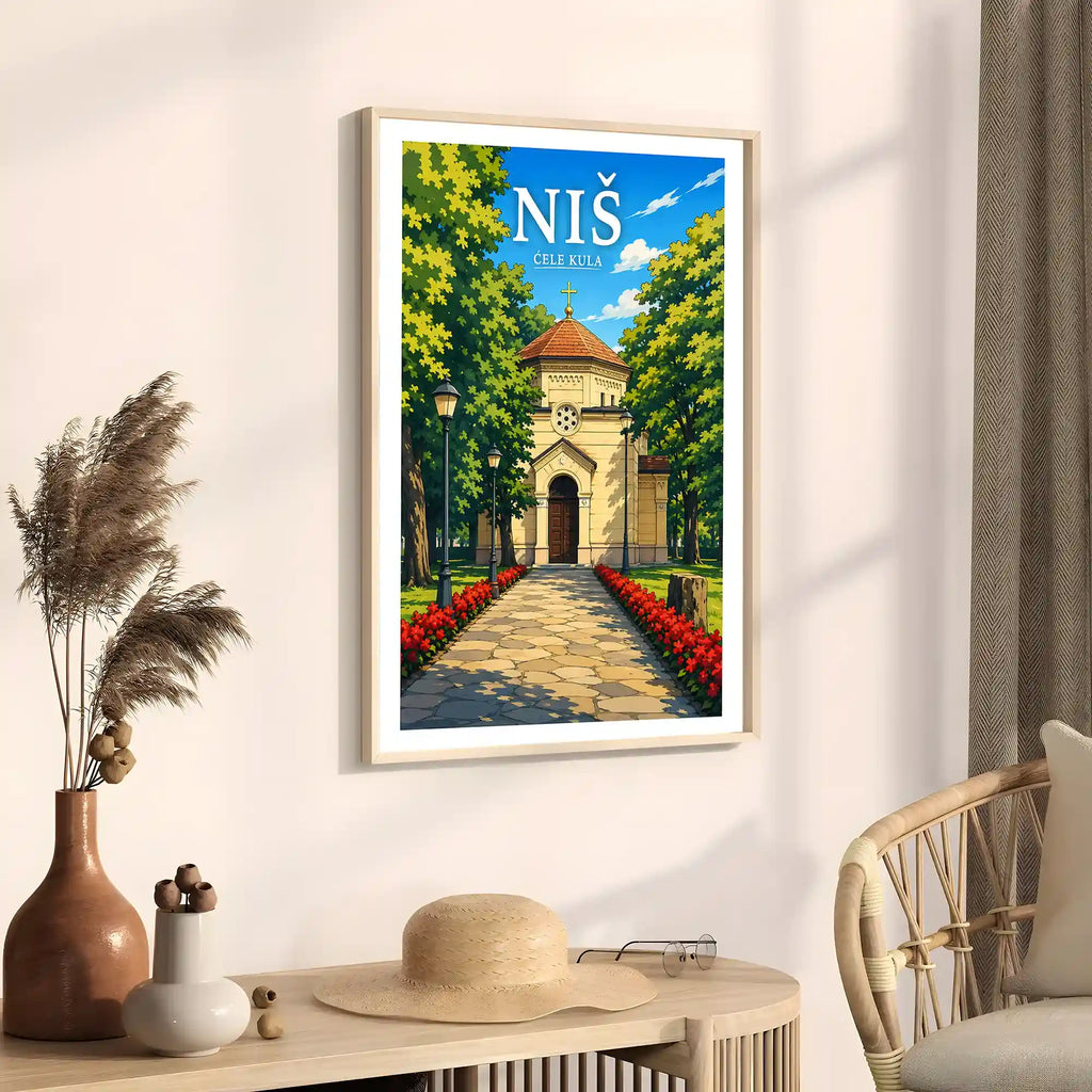 Poster - Niš- Ćele kula - poster znamenitost Srbija