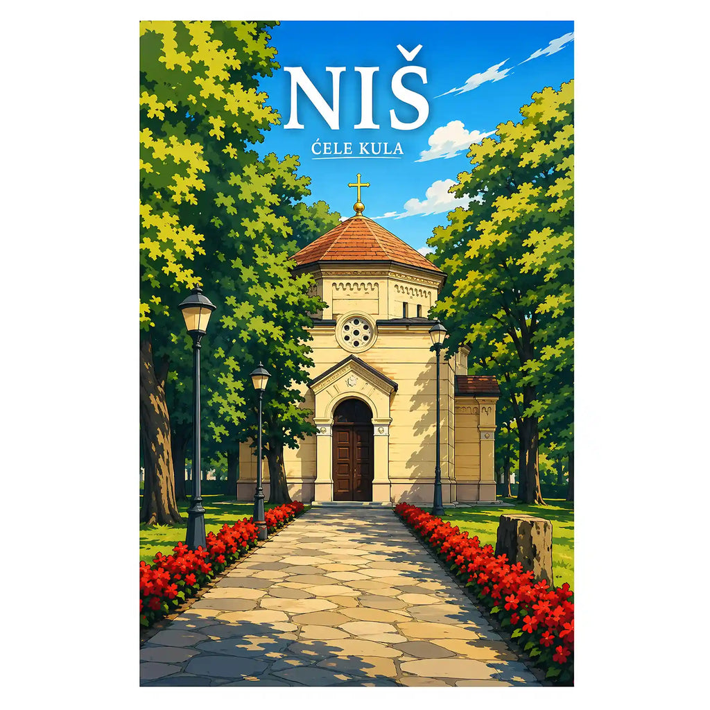 Poster - Niš- Ćele kula - poster znamenitost Srbija