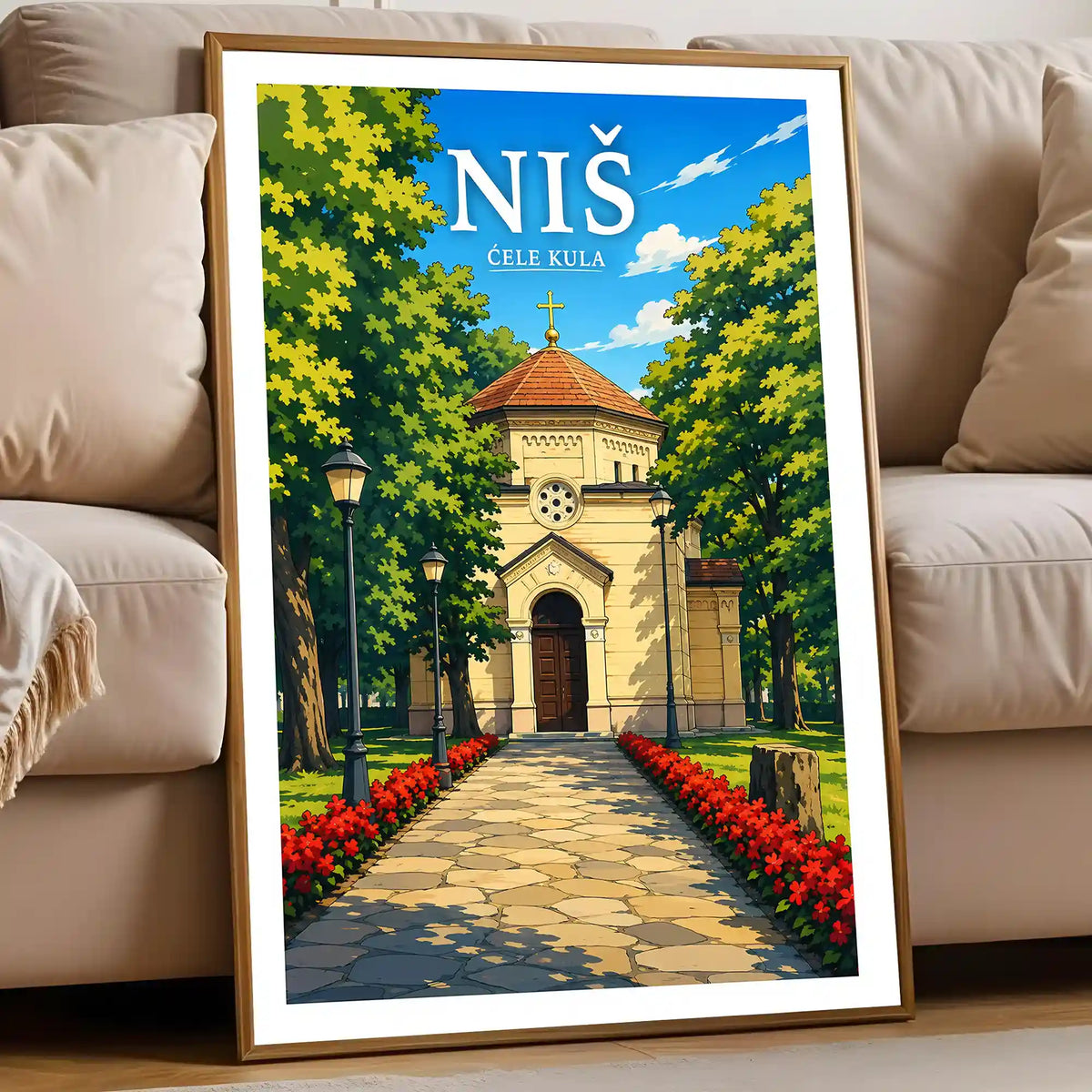 Poster - Niš- Ćele kula - poster znamenitost Srbija