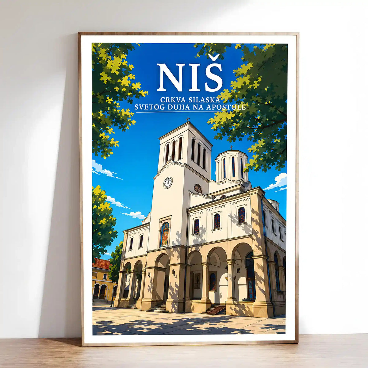 Poster - Niš- Crkva Silaska Svetog Duha na apostole - poster znamenitost Srbija