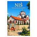 Poster - Niš- Crkva Svetog Pantelejmona - poster znamenitost Srbija