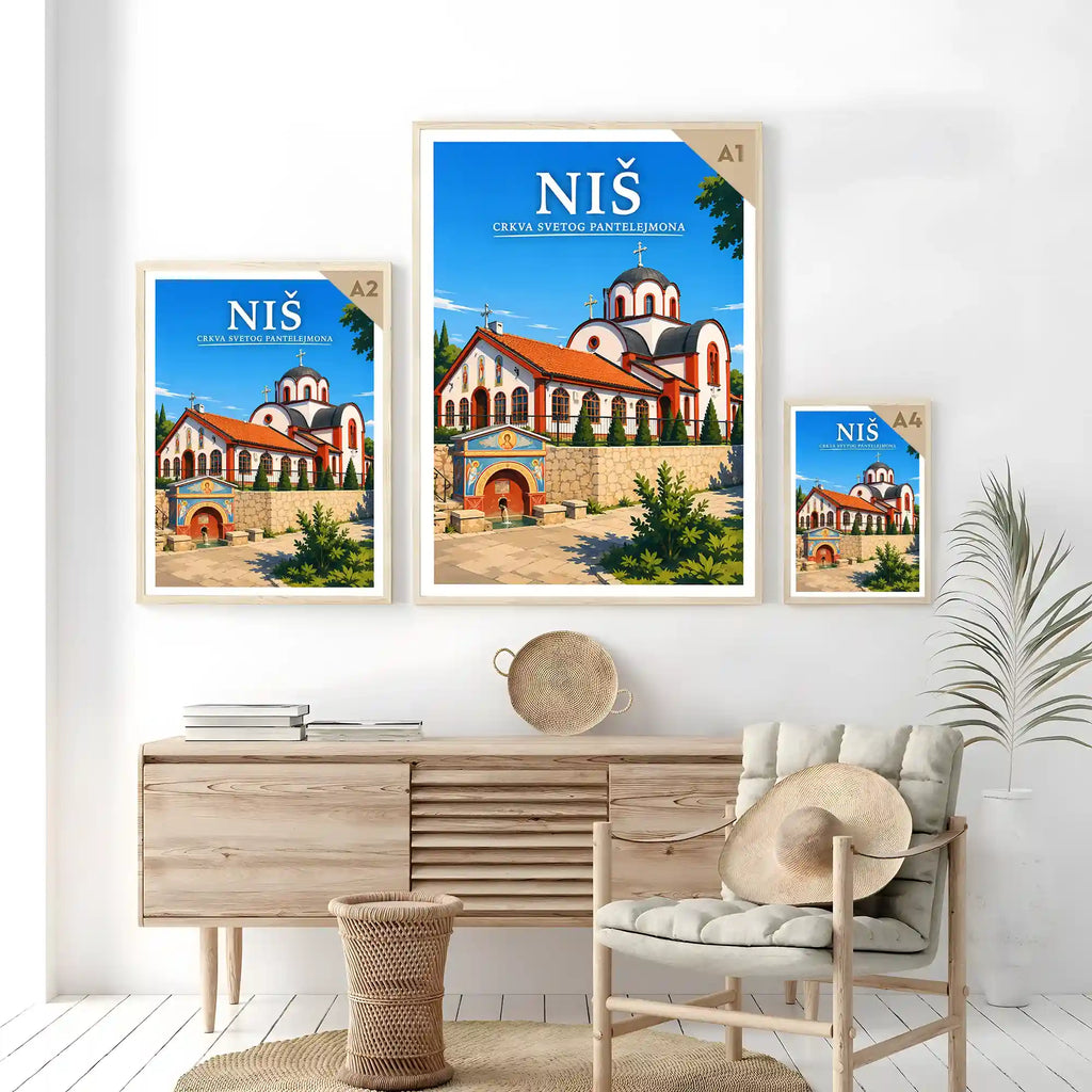Poster - Niš- Crkva Svetog Pantelejmona