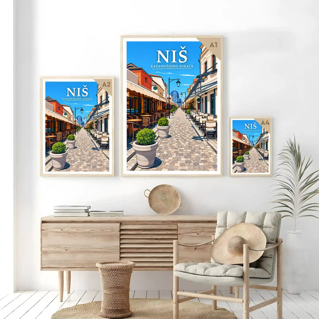 Poster - Niš- Kazandžijsko sokače