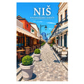 Poster - Niš- Kazandžijsko sokače - poster znamenitost Srbija