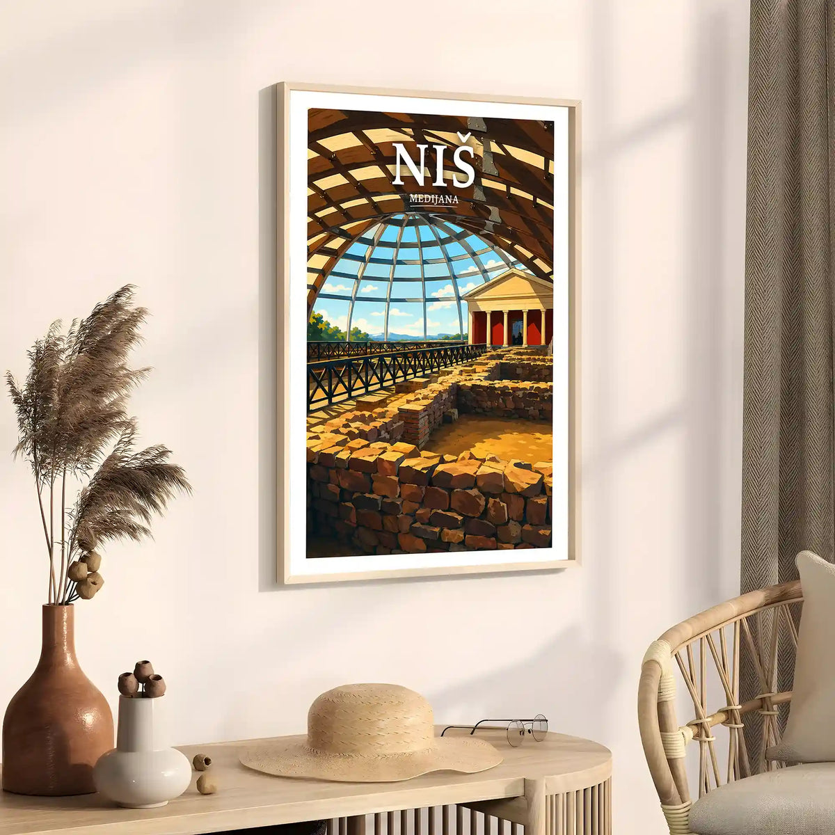 Poster - Niš- Medijana - poster znamenitost Srbija