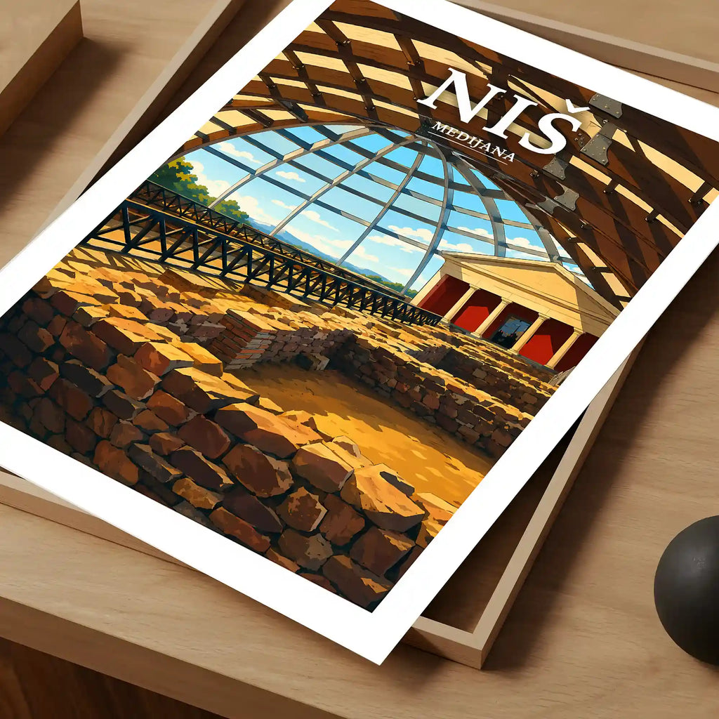 Poster - Niš- Medijana - poster znamenitost Srbija