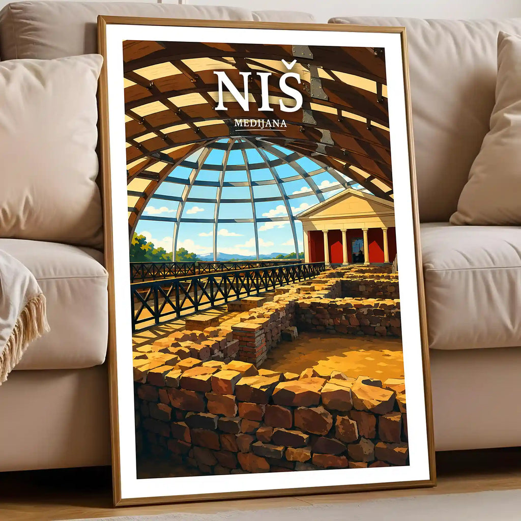 Poster - Niš- Medijana - poster znamenitost Srbija