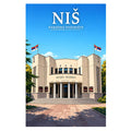 Poster - Niš- Narodno pozorište - poster znamenitost Srbija