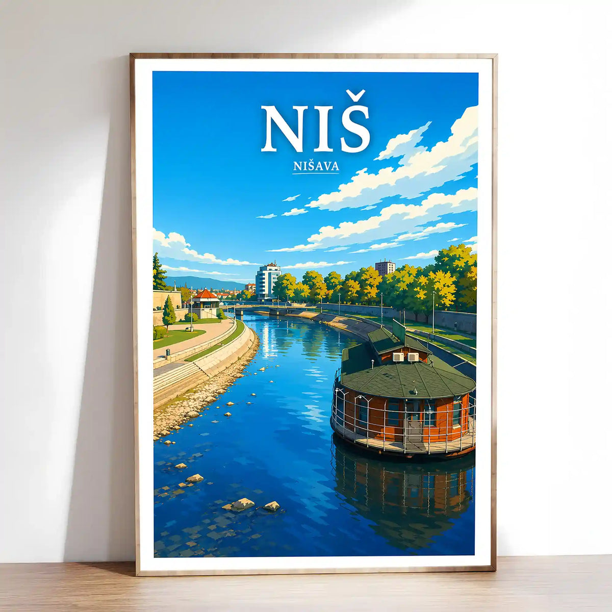 Poster - Niš- Nišava - poster znamenitost Srbija
