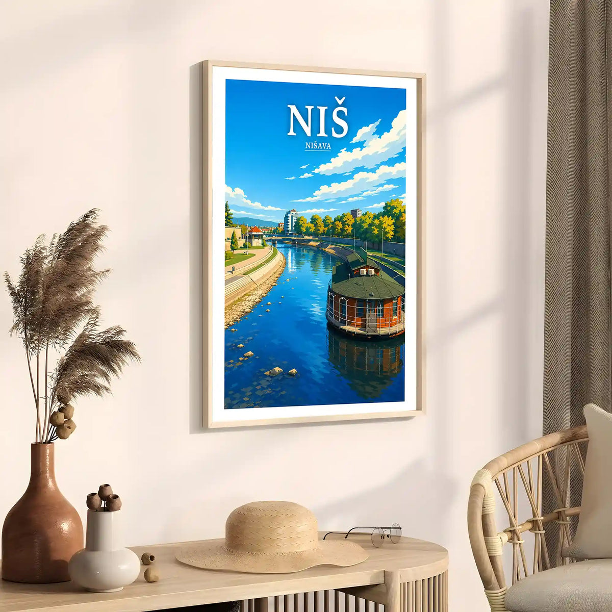 Poster - Niš- Nišava - poster znamenitost Srbija