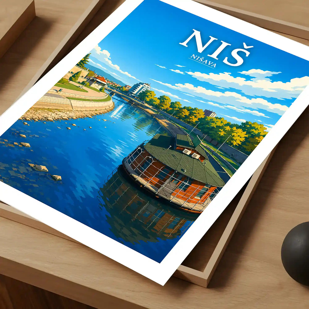 Poster - Niš- Nišava - poster znamenitost Srbija