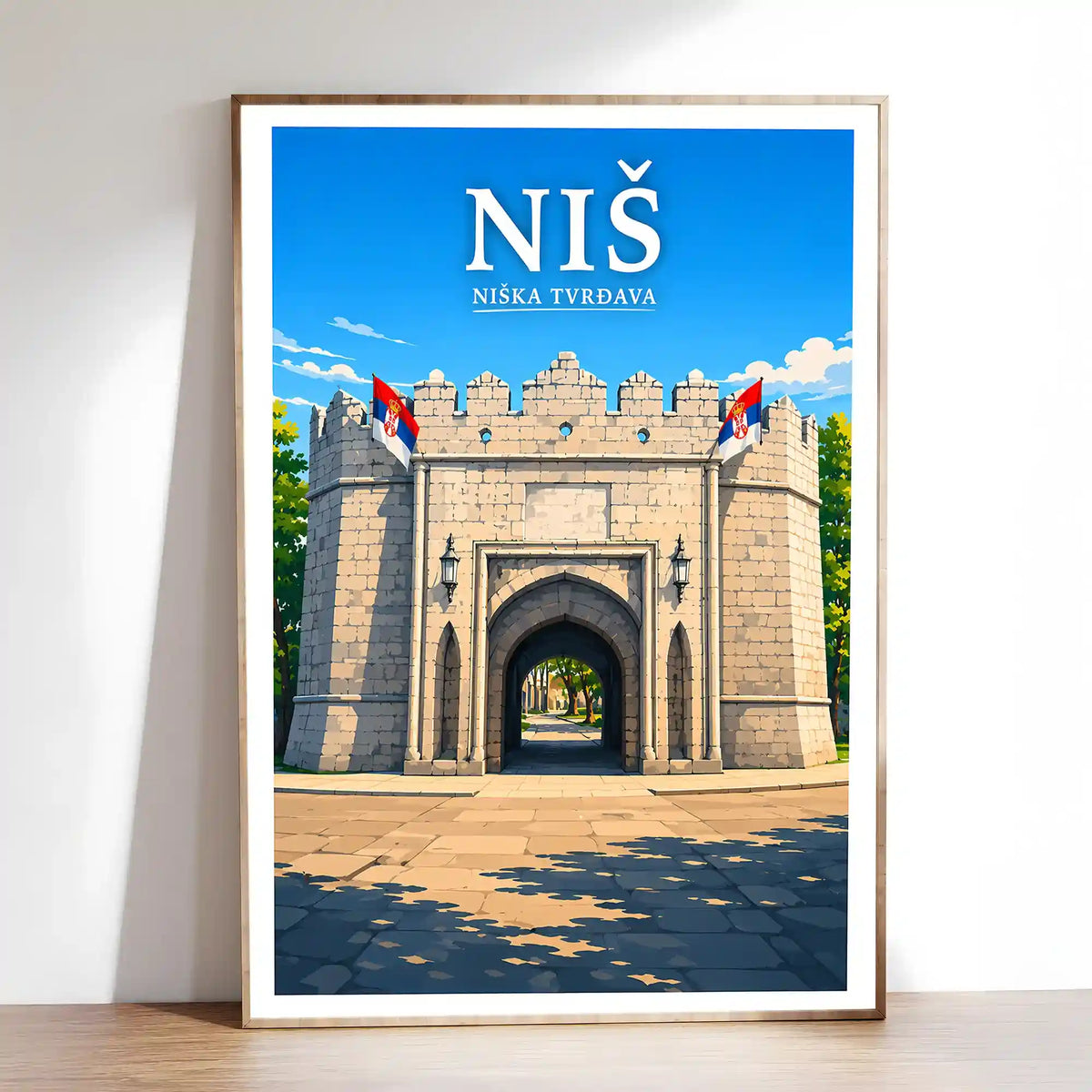 Poster - Niš- Niška tvrđava - poster znamenitost Srbija