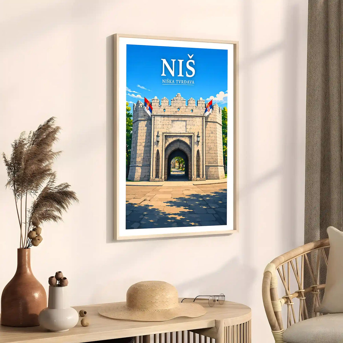 Poster - Niš- Niška tvrđava - poster znamenitost Srbija